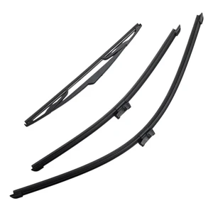 Silbak Wiper Blade Set compatible with Volvo XC60 2012-2017, Front and Rear 3-Piece, Driver 26 in, Passenger 20 in, Rear 14 in Silbak Wiper Blade Set compatible with Volvo XC60 2012-2017, Front and Rear 3-Piece, Driver 26 in, Passenger 20 in, Rear 14 in