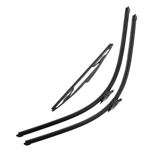 Silbak Wiper Blade Set compatible with Ford Transit Connect 2014-2023, Front and Rear 3-Piece, Driver 30 in, Passenger 30 in, Rear 14 in Silbak Wiper Blade Set compatible with Ford Transit Connect 2014-2023, Front and Rear 3-Piece, Driver 30 in, Passenger 30 in, Rear 14 in