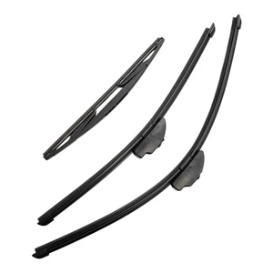 Silbak Wiper Blade Set compatible with Nissan Pathfinder 2005-2012, Front and Rear 3-Piece, Driver 24 in, Passenger 19 in, Rear 13 in Silbak Wiper Blade Set compatible with Nissan Pathfinder 2005-2012, Front and Rear 3-Piece, Driver 24 in, Passenger 19 in, Rear 13 in