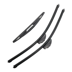 Silbak Wiper Blade Set compatible with Nissan Cube 2009-2014, Front and Rear 3-Piece, Driver 20 in, Passenger 20 in, Rear 13 in Silbak Wiper Blade Set compatible with Nissan Cube 2009-2014, Front and Rear 3-Piece, Driver 20 in, Passenger 20 in, Rear 13 in