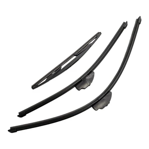 Silbak Wiper Blade Set compatible with BMW X5 F15 2014-2018, Front and Rear 3-Piece, Driver 26 in, Passenger 20 in, Rear 13 in