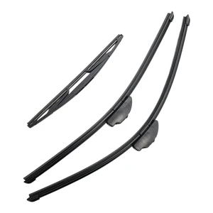 Silbak Wiper Blade Set compatible with Mitsubishi Outlander 2007-2012, Front and Rear 3-Piece, Driver 24 in, Passenger 21 in, Rear 13 in Silbak Wiper Blade Set compatible with Mitsubishi Outlander 2007-2012, Front and Rear 3-Piece, Driver 24 in, Passenger 21 in, Rear 13 in