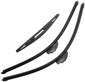 Silbak Wiper Blade Set compatible with Mitsubishi i-MiEV 2011-2020, Front and Rear 3-Piece, Driver 26 in, Passenger 24 in, Rear 13 in Silbak Wiper Blade Set compatible with Mitsubishi i-MiEV 2011-2020, Front and Rear 3-Piece, Driver 26 in, Passenger 24 in, Rear 13 in