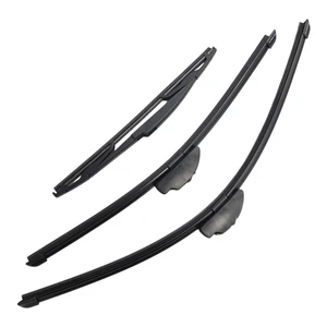 Silbak Wiper Blade Set compatible with Toyota RAV4 2001-2005, Front and Rear 3-Piece, Driver 24 in, Passenger 19 in, Rear 12 in Silbak Wiper Blade Set compatible with Toyota RAV4 2001-2005, Front and Rear 3-Piece, Driver 24 in, Passenger 19 in, Rear 12 in
