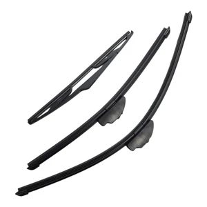 Silbak Wiper Blade Set compatible with Kia Sportage 2011-2016, Front and Rear 3-Piece, Driver 24 in, Passenger 18 in, Rear 12 in Silbak Wiper Blade Set compatible with Kia Sportage 2011-2016, Front and Rear 3-Piece, Driver 24 in, Passenger 18 in, Rear 12 in