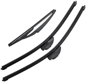 Silbak Wiper Blade Set compatible with Mini Cooper R50 R53 2002-2006, Front and Rear 3-Piece, Driver 19 in, Passenger 19 in, Rear 12 in Silbak Wiper Blade Set compatible with Mini Cooper R50 R53 2002-2006, Front and Rear 3-Piece, Driver 19 in, Passenger 19 in, Rear 12 in