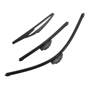 Silbak Wiper Blade Set compatible with Fiat 500 2012-2019, Front and Rear 3-Piece, Driver 24 in, Passenger 14 in, Rear 12 in Silbak Wiper Blade Set compatible with Fiat 500 2012-2019, Front and Rear 3-Piece, Driver 24 in, Passenger 14 in, Rear 12 in