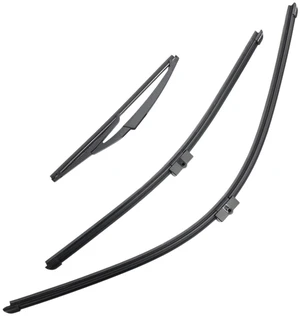 Silbak Wiper Blade Set compatible with BMW i3 2014-2020, Front and Rear 3-Piece, Driver 30 in, Passenger 21 in, Rear 12 in Silbak Wiper Blade Set compatible with BMW i3 2014-2020, Front and Rear 3-Piece, Driver 30 in, Passenger 21 in, Rear 12 in