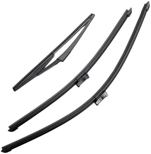 Silbak Wiper Blade Set compatible with Mercedes-Benz GLK Class 2014-2015, Front and Rear 3-Piece, Driver 22 in, Passenger 19 in, Rear 12 in Silbak Wiper Blade Set compatible with Mercedes-Benz GLK Class 2014-2015, Front and Rear 3-Piece, Driver 22 in, Passenger 19 in, Rear 12 in