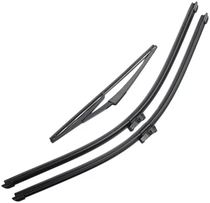 Silbak Wiper Blade Set compatible with Mercedes-Benz E Class Wagon 2014-2016, Front and Rear 3-Piece, Driver 24 in, Passenger 24 in, Rear 12 in Silbak Wiper Blade Set compatible with Mercedes-Benz E Class Wagon 2014-2016, Front and Rear 3-Piece, Driver 24 in, Passenger 24 in, Rear 12 in