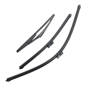 Silbak Wiper Blade Set compatible with Infiniti QX60 2022-2025, Front and Rear 3-Piece, Driver 26 in, Passenger 17 in, Rear 12 in Silbak Wiper Blade Set compatible with Infiniti QX60 2022-2025, Front and Rear 3-Piece, Driver 26 in, Passenger 17 in, Rear 12 in