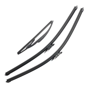 Silbak Wiper Blade Set compatible with Smart ForTwo Coupe 2008-2015, Front and Rear 3-Piece, Driver 24 in, Passenger 22 in, Rear 11 in Silbak Wiper Blade Set compatible with Smart ForTwo Coupe 2008-2015, Front and Rear 3-Piece, Driver 24 in, Passenger 22 in, Rear 11 in