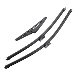 Silbak Wiper Blade Set compatible with Jeep Renegade 2019-2023, Front and Rear 3-Piece, Driver 22 in, Passenger 19 in, Rear 10 in Silbak Wiper Blade Set compatible with Jeep Renegade 2019-2023, Front and Rear 3-Piece, Driver 22 in, Passenger 19 in, Rear 10 in