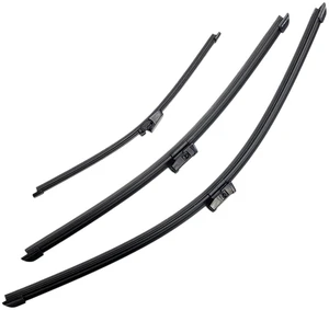 Silbak Wiper Blade Set compatible with VW Volkswagen Jetta SportWagen 2011-2014, Front and Rear 3-Piece, Driver 24 in, Passenger 19 in, Rear 14 in Silbak Wiper Blade Set compatible with VW Volkswagen Jetta SportWagen 2011-2014, Front and Rear 3-Piece, Driver 24 in, Passenger 19 in, Rear 14 in