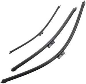 Silbak Wiper Blade Set compatible with Volvo XC60 2009-2010, Front and Rear 3-Piece, Driver 26 in, Passenger 20 in, Rear 15 in Silbak Wiper Blade Set compatible with Volvo XC60 2009-2010, Front and Rear 3-Piece, Driver 26 in, Passenger 20 in, Rear 15 in