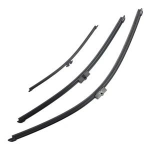 Silbak Wiper Blade Set compatible with BMW X3 F25 2011-2017, Front and Rear 3-Piece, Driver 26 in, Passenger 20 in, Rear 13 in Silbak Wiper Blade Set compatible with BMW X3 F25 2011-2017, Front and Rear 3-Piece, Driver 26 in, Passenger 20 in, Rear 13 in