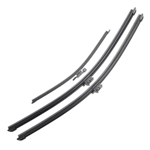 Silbak Wiper Blade Set compatible with Mercedes-Benz GLC 2016-2019, Front and Rear 3-Piece, Driver 22 in, Passenger 22 in, Rear 13 in Silbak Wiper Blade Set compatible with Mercedes-Benz GLC 2016-2019, Front and Rear 3-Piece, Driver 22 in, Passenger 22 in, Rear 13 in