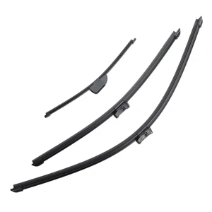 Silbak Wiper Blade Set compatible with Jaguar F-Pace 2021-2026, Front and Rear 3-Piece, Driver 26 in, Passenger 19 in, Rear 12 in Silbak Wiper Blade Set compatible with Jaguar F-Pace 2021-2026, Front and Rear 3-Piece, Driver 26 in, Passenger 19 in, Rear 12 in