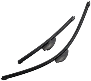 Silbak Wiper Blade Set compatible with Fiat 500C 2012-2019, Front 2-Piece, Driver 24 in, Passenger 14 in Silbak Wiper Blade Set compatible with Fiat 500C 2012-2019, Front 2-Piece, Driver 24 in, Passenger 14 in
