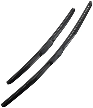MAXTEL Wiper Blade Set compatible with Infiniti M37 2011-2013, Front 2-Piece, Driver 26 in, Passenger 19 in