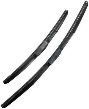 MAXTEL Wiper Blade compatible with Chevrolet Equinox 2010-2017, Front Set of Two, Driver Side 24 in (600 mm), Passenger Side 17 in (430 mm)