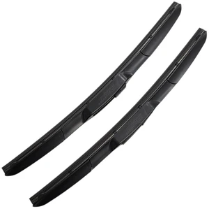 MAXTEL Wiper Blade Set compatible with Jeep Wrangler Unlimited 2007-2017, Front 2-Piece, Driver 15 in, Passenger 15 in