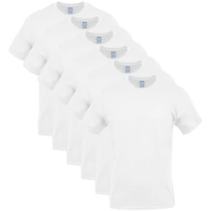 Men's Crew T-Shirts, Multipack, Style G1100, White (6-Pack), Large Men's Crew T-Shirts, Multipack, Style G1100, White (6-Pack), Large