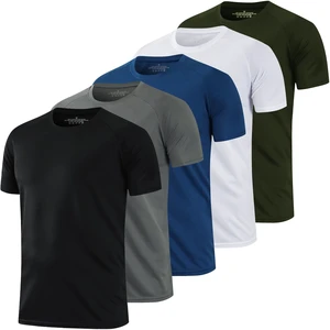 5 Pack Running Shirts Men Sport Tops Dry Fit Gym Wicking Athletic T Shirts Breathable Cool Workout Shirts L 5 Pack Running Shirts Men Sport Tops Dry Fit Gym Wicking Athletic T Shirts Breathable Cool Workout Shirts L