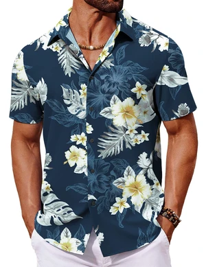 Hawaiian Shirt for Men Short Sleeve Button Up Shirts Mens Casual Summer Beach Wear Hawaiian Shirt for Men Short Sleeve Button Up Shirts Mens Casual Summer Beach Wear