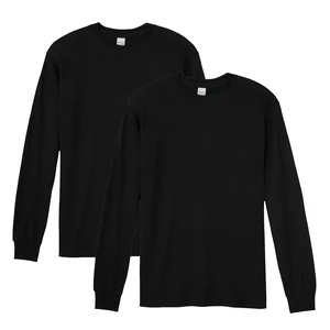 Men's Heavy Cotton Long Sleeve T-Shirt, Style G5400, 2-Pack, Black, X-Large Men's Heavy Cotton Long Sleeve T-Shirt, Style G5400, 2-Pack, Black, X-Large