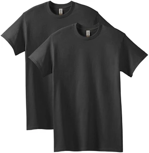 mens Heavy Cotton T-shirt, Style G5000, Multipack Shirt, Black (2-pack), X-Large US mens Heavy Cotton T-shirt, Style G5000, Multipack Shirt, Black (2-pack), X-Large US