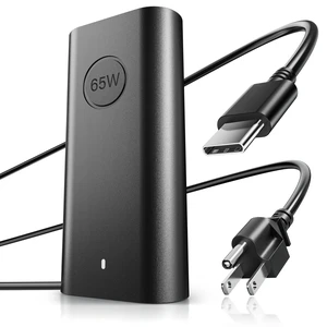 Replacement for Dell Laptop Charger 65W Watt USB Type C AC Power Adapter for Latitude, Inspiron, XPS 13, Chromebook 2in1 laptops Replacement for Dell Laptop Charger 65W Watt USB Type C AC Power Adapter for Latitude, Inspiron, XPS 13, Chromebook 2in1 laptops