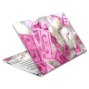 Laptop Skin Decal Specific Fit for HP 15.6" with No Cutting Required, No Bubble, Waterproof, Scratch Resistant, Money Cat Design - Including Wide Screen and Full Wrist Pad Skin Laptop Skin Decal Specific Fit for HP 15.6" with No Cutting Required, No Bubble, Waterproof, Scratch Resistant, Money Cat Design - Including Wide Screen and Full Wrist Pad Skin