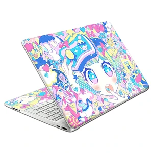 Laptop Skin Decal HP 15.6" - Kawaii Girl Laptop Cover Sticker No Cutting Required, No Bubble, Waterproof, Scratch Resistant - Including Wide Screen and Wrist Pad Laptop Skin Decal HP 15.6" - Kawaii Girl Laptop Cover Sticker No Cutting Required, No Bubble, Waterproof, Scratch Resistant - Including Wide Screen and Wrist Pad
