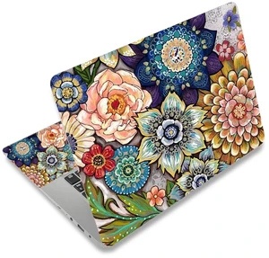 Laptop Vinyl Skin Sticker Cover for 12 13" 13.3" 14" 15" 15.4" 15.6" Laptop | Decal Skin Cover Art Protector Notebook PC (2 Wrist Pad Skins Included), Decorative Waterproof Removable, Colorful Flowers Laptop Vinyl Skin Sticker Cover for 12 13" 13.3" 14" 15" 15.4" 15.6" Laptop | Decal Skin Cover Art Protector Notebook PC (2 Wrist Pad Skins Included), Decorative Waterproof Removable, Colorful Flowers
