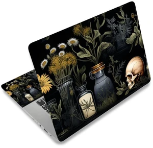 15-15.6 inches Netbook Laptop Skin Sticker Decal Reusable Cover Protector for 11.6 12 13 13.3 14 15 15.4 Notebook Chromebook PC, Scratch-Resistant Waterproof I Black Academia Mystical Green Plant 15-15.6 inches Netbook Laptop Skin Sticker Decal Reusable Cover Protector for 11.6 12 13 13.3 14 15 15.4 Notebook Chromebook PC, Scratch-Resistant Waterproof I Black Academia Mystical Green Plant