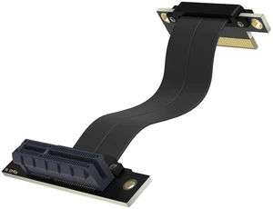 PCIe 4.0 x4 Riser Cable,PCI-Express 4X Male to Female Extension Cable PCI-e Extender Adapter_10CM(3.94inch) PCIe 4.0 x4 Riser Cable,PCI-Express 4X Male to Female Extension Cable PCI-e Extender Adapter_10CM(3.94inch)
