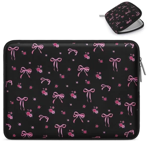 13.3 inch Laptop Case, 13-13.3 inch Laptop Sleeve with Small Case | Compatible with MacBook Neo/Air 13.6/Pro 13/Pro 14, HP Dell ASUS Lenovo, Neoprene Computer Sleeve Bag, Roses&Bows 13.3 inch Laptop Case, 13-13.3 inch Laptop Sleeve with Small Case | Compatible with MacBook Neo/Air 13.6/Pro 13/Pro 14, HP Dell ASUS Lenovo, Neoprene Computer Sleeve Bag, Roses&Bows