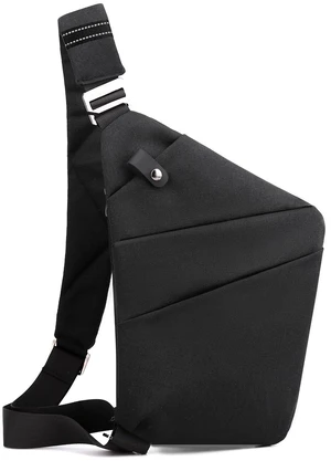 Anti Theft Travel Bag, One Shoulder Large Capacity Cross-body Bag Chest Fashion Lightweight Sling Bags for Travel Sports (Left Shoulder, Black) Anti Theft Travel Bag, One Shoulder Large Capacity Cross-body Bag Chest Fashion Lightweight Sling Bags for Travel Sports (Left Shoulder, Black)