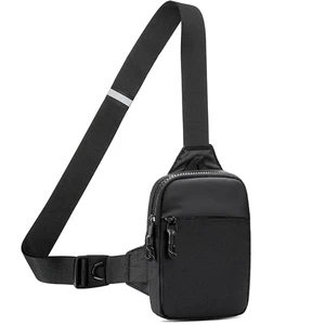 Mini Sling Bag for Men and Women, Small Anti Theft Crossbody Sling Backpack Fanny Pack Chest Bag for Travel Sport Running Hiking (Black Mini Sling Bag for Men and Women) Mini Sling Bag for Men and Women, Small Anti Theft Crossbody Sling Backpack Fanny Pack Chest Bag for Travel Sport Running Hiking (Black Mini Sling Bag for Men and Women)