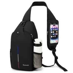Crossbody Sling Backpack with Touch Screen Phone Pocket, Chest Bag for Commuting and Daily Use Crossbody Sling Backpack with Touch Screen Phone Pocket, Chest Bag for Commuting and Daily Use