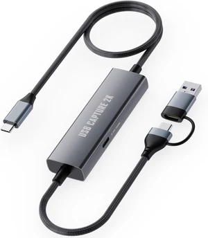 1080P 60FPS 2K@30Hz Capture Card, Type C to USB-A/C Video Capture Card USB 3.0 with 100W Power Delivery Ultra-Low Latency for Streaming, Recording, Gaming Compatible with Switch, iPad, Steam 1080P 60FPS 2K@30Hz Capture Card, Type C to USB-A/C Video Capture Card USB 3.0 with 100W Power Delivery Ultra-Low Latency for Streaming, Recording, Gaming Compatible with Switch, iPad, Steam
