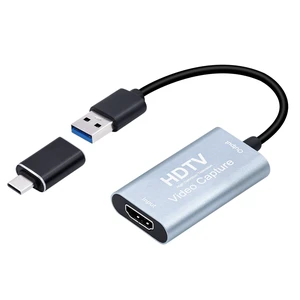 4K HDMI Video Capture Card USB C, Video Capture Device for Live Streaming/Gaming/Recording, 1080p 60fps USB 3.0 HDMI to USB C Capture Card with Adapter, Compatible with OBS/PS5/Switch/PC/Mac 4K HDMI Video Capture Card USB C, Video Capture Device for Live Streaming/Gaming/Recording, 1080p 60fps USB 3.0 HDMI to USB C Capture Card with Adapter, Compatible with OBS/PS5/Switch/PC/Mac