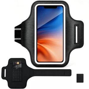 Running Armband with Card Slot, Black | Cell Phone Arm band for iPhone 17 16 15 14 13 12 Pro Max Plus Samsung Galaxy Ultra S26 S25 S24 S23 S22 S21 Running Armband with Card Slot, Black | Cell Phone Arm band for iPhone 17 16 15 14 13 12 Pro Max Plus Samsung Galaxy Ultra S26 S25 S24 S23 S22 S21