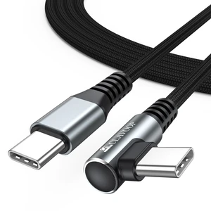 Right Angle USB C Cable 6 FT Fast Charging 60W, 90 Degree USBC to USBC Cord | 2.0 Type-C Charger Power Braided for iPhone 17/16/15, Galaxy S25/S24/S23, iPad Pro, Steam Deck, Switch, Smartphone Carpaly Right Angle USB C Cable 6 FT Fast Charging 60W, 90 Degree USBC to USBC Cord | 2.0 Type-C Charger Power Braided for iPhone 17/16/15, Galaxy S25/S24/S23, iPad Pro, Steam Deck, Switch, Smartphone Carpaly