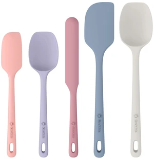 5 Pieces Silicone Spatulas Set, Heat Resistant Rubber Spatula | Food Grade Silicone, Heat Resistant Up to 600°F, Upgrade Strong Handle, Safe for Nonstick Cookware,Ideal for Cooking & Baking 5 Pieces Silicone Spatulas Set, Heat Resistant Rubber Spatula | Food Grade Silicone, Heat Resistant Up to 600°F, Upgrade Strong Handle, Safe for Nonstick Cookware,Ideal for Cooking & Baking
