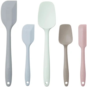 High Heat Resistant Silicone Spatulas, Set of 5, Multicolor, CTG-00-5SP High Heat Resistant Silicone Spatulas, Set of 5, Multicolor, CTG-00-5SP