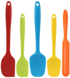 Silicone Spatula Set of 5, Non-stick Flexible Rubber Spatulas with Stainless Steel Core for Baking Cooking Mixing, Dishwasher Safe, Multicolor Silicone Spatula Set of 5, Non-stick Flexible Rubber Spatulas with Stainless Steel Core for Baking Cooking Mixing, Dishwasher Safe, Multicolor