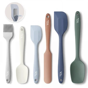 6-Piece Silicone Spatula Set, Solid Steel Core, Heat Resistant | Seamless One-Piece Rubber Spatula Set, BPA-Free, Food Grade, Flexible, Safe for Non-Stick Cookware, Dishwasher Safe 6-Piece Silicone Spatula Set, Solid Steel Core, Heat Resistant | Seamless One-Piece Rubber Spatula Set, BPA-Free, Food Grade, Flexible, Safe for Non-Stick Cookware, Dishwasher Safe