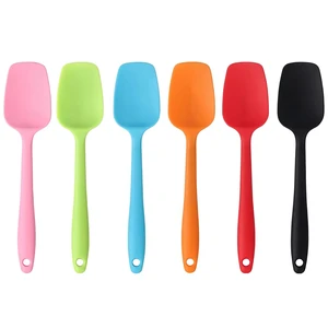 6 Pack Small Silicone Spatula - Rubber Spatula for Baking Cooking | Food-Grade Silicone with Embedded Stainless Steel Core One-piece Seamless Construction Heat Resistance Baking Mixing Tool 6 Pack Small Silicone Spatula - Rubber Spatula for Baking Cooking | Food-Grade Silicone with Embedded Stainless Steel Core One-piece Seamless Construction Heat Resistance Baking Mixing Tool